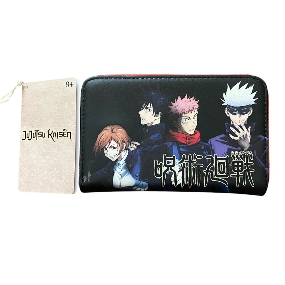 Loungefly Jujutsu Kaisen Anime Zip Up Wallet New